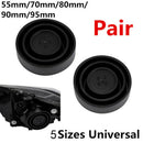 2Pcs Universal Seal Cap Dust Cover 5 Sizes for Car Headlight LED HID Lamp Set