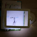 Portable Desktop 3X Magnifier Led 180 Degree Rotatable Desk Lamp Lighting L K1Q9
