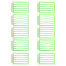 20pcs Carp Fishing Boilie Stoppers Bait Stops Terminal Tackle Green + Yellow