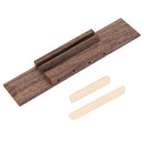 Rosewood Ukulele Bridge Set Bone And Nut Saddle Point For Ukulele Accessory