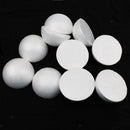 30Pc 10cm Half Round Sphere Ball Polystyrene Solid Foam Hemisphere DIY Decor