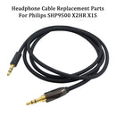 Sound Headphone Cable Replacement Parts Home Portable Clear For SHP9500 X2HR X1S