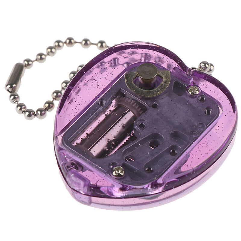 Creative Mini Acrylic Heart-Shaped Musical Box Music Box The Sky Music Tune F Kw