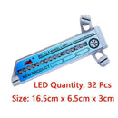 32 Pattern LED Colorful Bicycle Wheel Tire Spoke Signal Lig Safety D2I5 H9K7