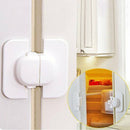 Adhesive Child Kids Baby Safety Lock For Door Drawers Cabinet Cupboard Fridge*