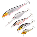 5Pcs Fishing Lures Set Mixed 5 Models Bait Artificial Make Bass Crank Baits