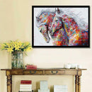 5D DIY Full Drill Diamond Painting Colorful Horse Cross Stitch Embroidery