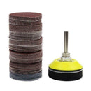 2 inch 100PCS Sanding Discs Pad Kit for Drill Grinder Rotary Tools with Bac