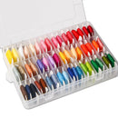 50 Colors Embroidery Floss Cross Stitch Thread with Organizer Box Bobbins