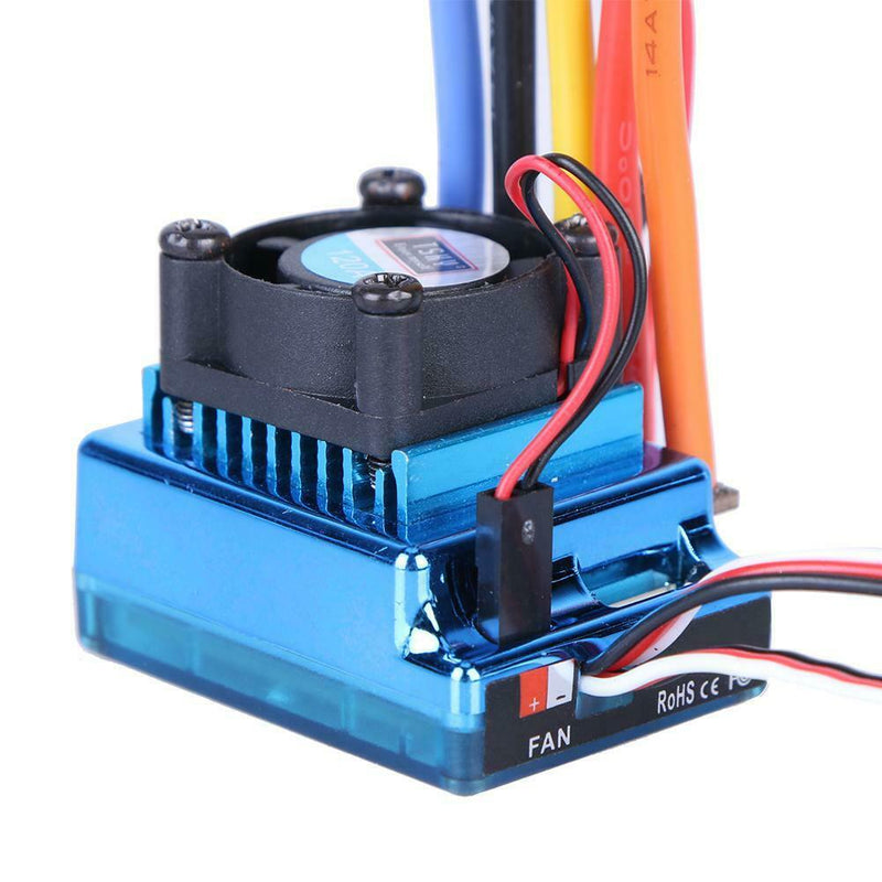 Brushless 120A Sensor Large Current Speed Controller for 1:8 1:10 RC Car