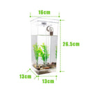 Kids Fish Tank Self Cleaning Small Desktop Mini Goldfish Filter Tank Easy Clean