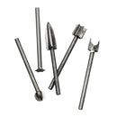 5pcs Rotary File Rasp Carbide Burrs Wood Carving Bits Set Woodworking B:3x6mm