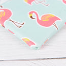 1 Pc Diary Lovely Flamingos PU Coin Purses Zipper Zero Wallet Card Key Bag ^