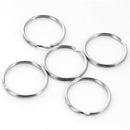 25 Large 30Mm Split Ring Keyring Key Holder Loop Hoop F6A1
