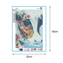 5D DIY Full Drill Diamond Painting Flowers Cattle Cross Stitch Embroidery