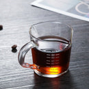 Creative Double Mouth Scale Glass Cup High Temperature Resistance Transpare