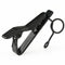 5 Pcs Ring Mini 7.5 mm Microphone Clip Holder Tie Clip Collar Clip Practica