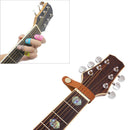 1set Classic Guitar Bass Leather Guitar Strap Holder Button Stringed For  ME