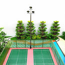 3Led Street Lamp 1:100 Ho Scale Led Street Light Scenery Mini Lamppost For