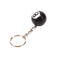 New Black 8 Billiard Ball Key Chain Bag Accessories Keyring Car Key Holder G Bj