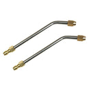 2PCS 1/4inch METAL WATER JET POWER WASHER PRESSURE NOZZLE LANCE FOR WATER