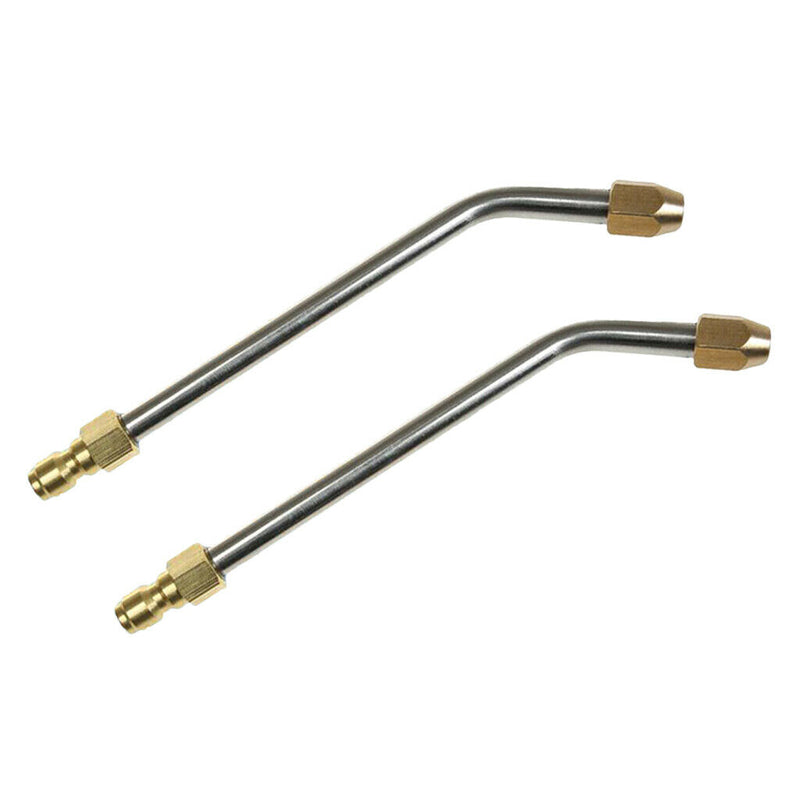 2PCS 1/4inch METAL WATER JET POWER WASHER PRESSURE NOZZLE LANCE FOR WATER