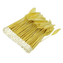 15-20cm Golden Feather Fringe Trim Sewing Edge Crafts Garment Decors 2m
