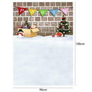 Photography Backdrop Photo Studio Christmas Background Cloth Home Decor (F) A