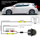 170Â° HD CMOS Car Rear View Backup Reverse Camera 8LED Night Vision Waterproo&