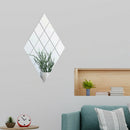 18pcs/set Self-adhesive Mirror Stickers Waterproof DIY Tile Wall Decals