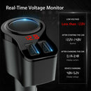 Multi Car Smoke Socket 2 Way Lighter Splitter Charger Power Adapter Dual USB Hn