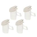 4pcs Starling Tiger Skin Peony Finch Small Birds Parrots Food Feeding Container