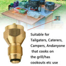 Propane Refill Adapter Lp Gas Cylinder Tank Coupler Camping Heater Durable Y5P7