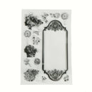 Beautiful Flower Fairy transparent silico clear rubber stamp cling diary decor #