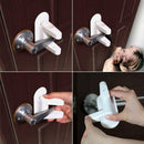 2 Pcs Door Lever Lock Child Proof Doors & Handles Adhesive Child Safety Tools