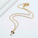 Merry Christmas Necklace Pendant Santa Claus Elk Set Party Gift Happy