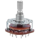 Electronic Machine 4P3T 4Pole 3 Position 2 Deck 16 Pin Rotary Switch L9E1