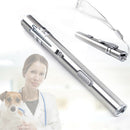 USB Charging LED Flashlight Medical Pen Light Clip Pocket Nursing Lamp (A)