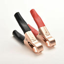 2Pcs Red&Black Car Battery Clip Cables Alligator Clips Charger Clamp ON