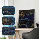 5D DIY Fluorescent Diamond Painting River View Cross Stitch Embroidery Kits