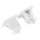 Set of 4 Curtain Rod Bracket Drapery Wall Bracket Hooks Bathroom Bedroom