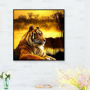 Diamond Painting Kits Tiger Full Round Drill Handicrafts Home Art (B2313)