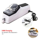 USB Electric  Sharpener Kitchen Professional Rotary Stone Sharpener Automatic