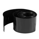 2Meter 56mm Width PVC Heat Shrink Wrap Tube Black for AAA Battery Pack