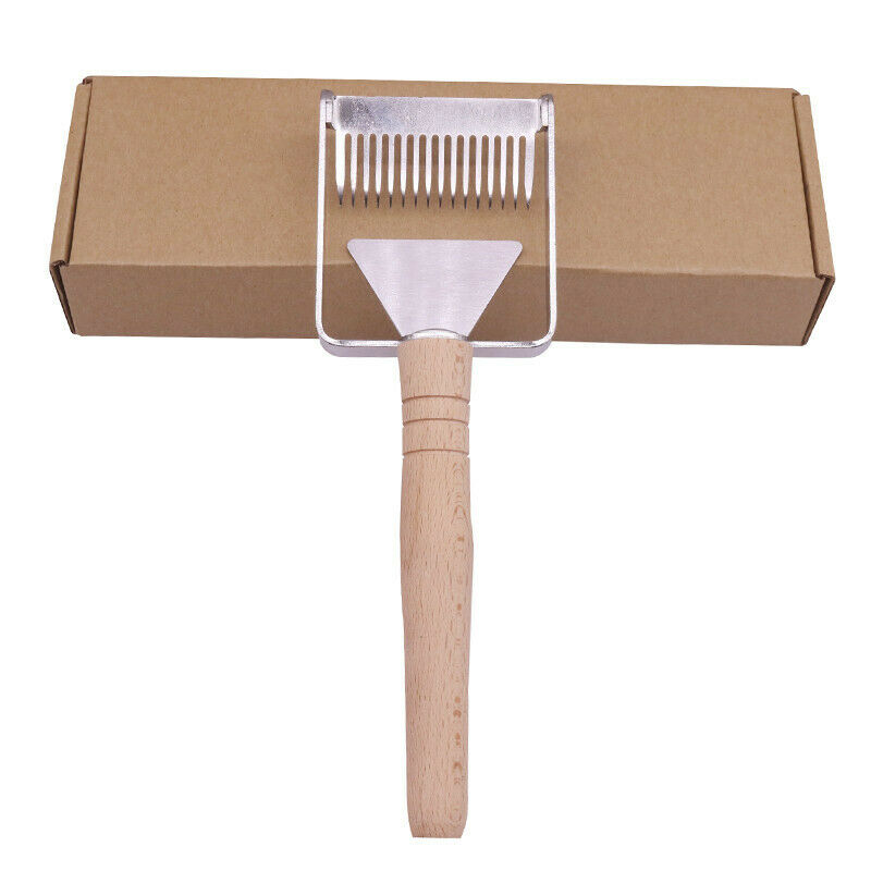 2 Pcs/Lot 2 in 1 Cut Honey Fork Scraper Beekeeper Apiary Beekeeping Tools M