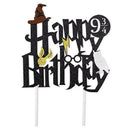 Magician Potter Themed Birthday Banner Cake Topper Balloon Party Decorations