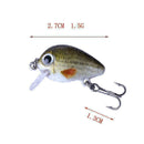 Crankbait Fishing Lure Artificial Bait Hard Floating Fishing Wobbler T Bass B1E9
