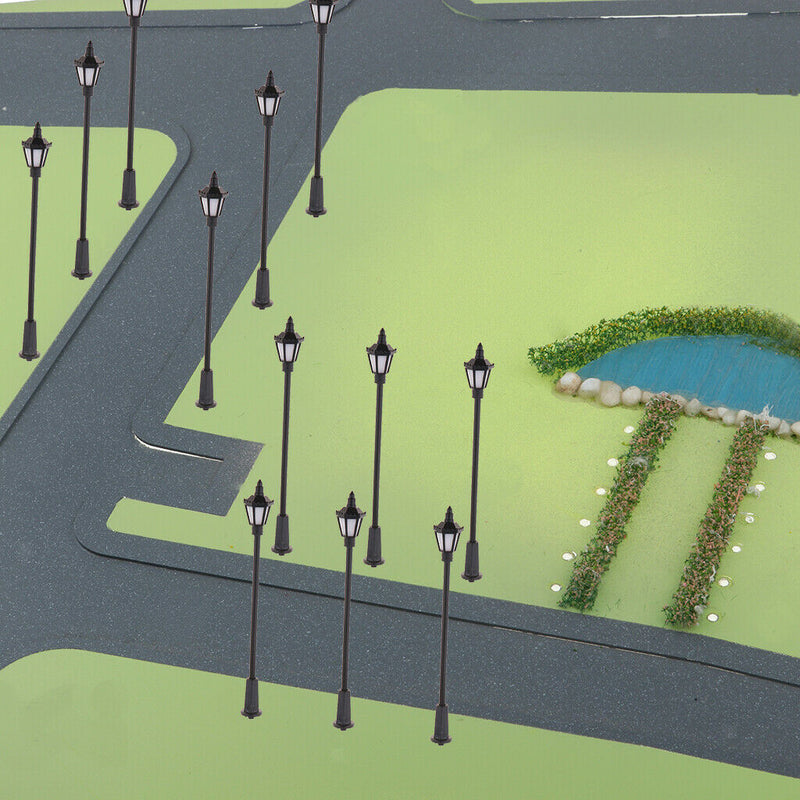 80x 65mm 1:150 N Scale LEDs Lights For Street