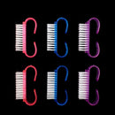 Convenient Nail Random Color Brush For Acrylic & UV Gel Nail Art Dust Clean F9V7