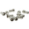 10Pcs 75-5 F Connector Screw On Type For RG6 Satellite TV Antenna Coax Cabl OZ